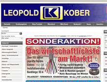 Tablet Screenshot of kober.at